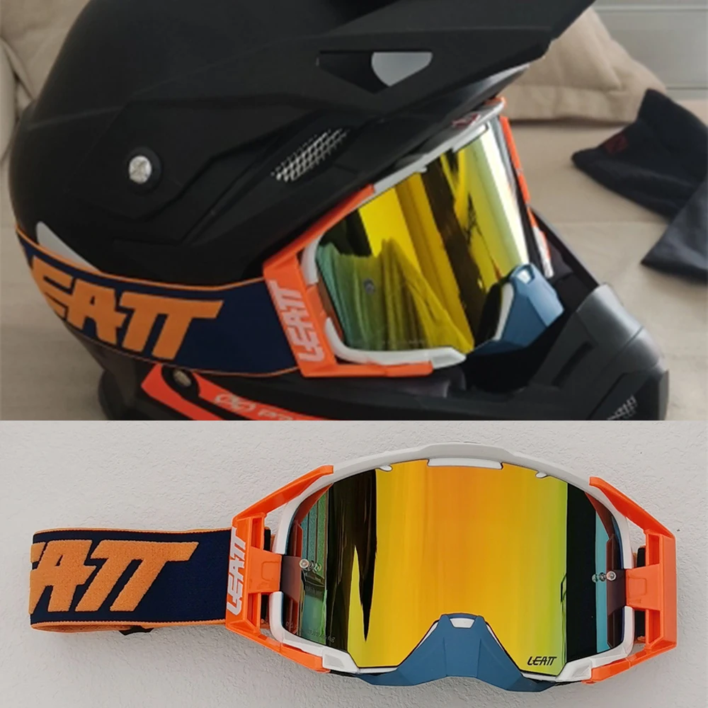 

New Motocross Ski Goggles Off-Road MX ATV Men Motorcycle Helmet Goggles Roll Off Outdoor Sport Cycling Dirt-Bike LEATT Glasses