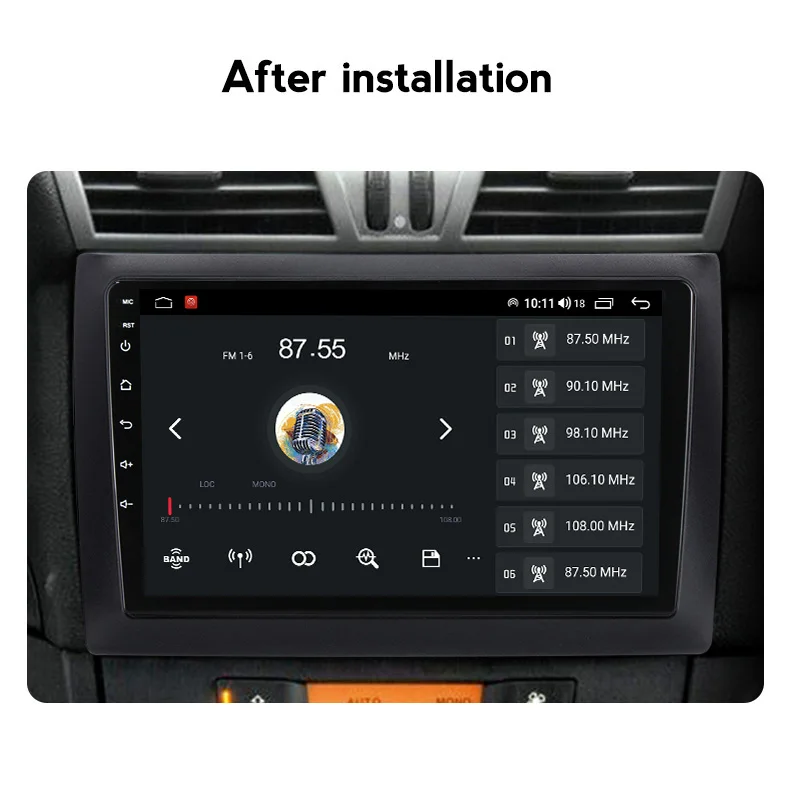 2 Din Android 11 Carplay DSP RDS Автомагнитола для Fiat Stilo 2002-2010 мультимедийный DVD видеоплеер