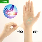 1 пара модных силиконовых магнитных терапевтических гелевых перчаток для запястья Tcare, защитный бандаж, рабочие спортивные инструменты для ухода за руками, унисекс, Новинка