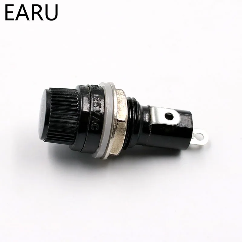 

Стеклянные держатели предохранителей 5*20 мм 6*30 мм, 1-10 шт./партия, держатели предохранителей для страховой трубки 5x20 6x30, держатель предохранителей для панели