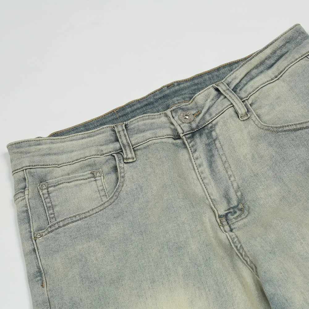 2022 Korean Style Fashion Mens Baggy Jeans Classic Unisex Washed Straight Denim Wide-leg Pants Hip Hop Pantalones Light Blue