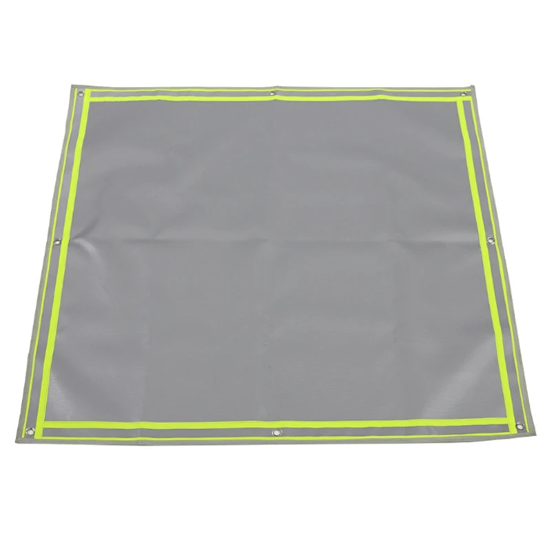 

Fire Pit Mat For Deck Visible At Night, Protection Grill & Patio Fire Pit Pad Hearth Rug, Fireproof Mat, Deck Protector