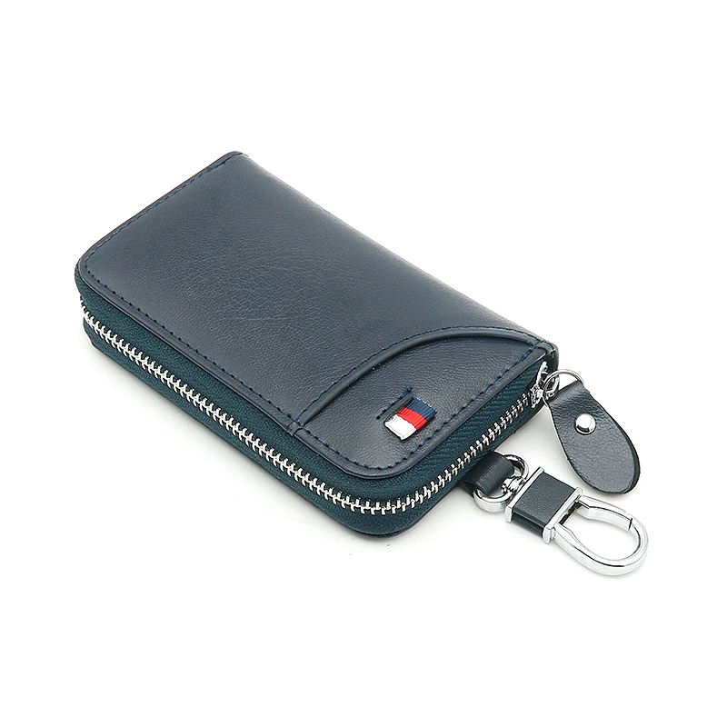 

Leather Key Wallets Fashion Quality Buckle Multifunction Key Bag Housekeeper Holders Keys Organizer Case