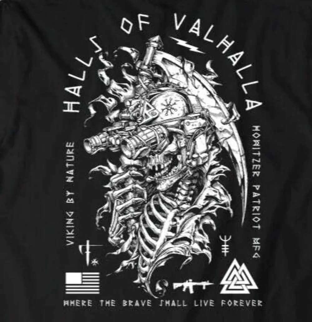 Мужская футболка в стиле Гаубицы Viking Nature Military Grunt MFG