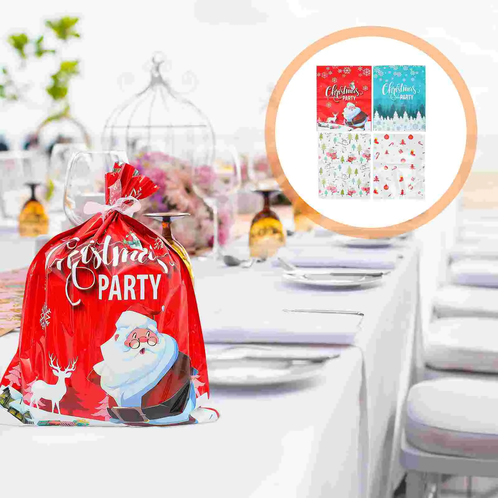

12 Delicate Xmas Drawstring Biscuit Xmas Gift