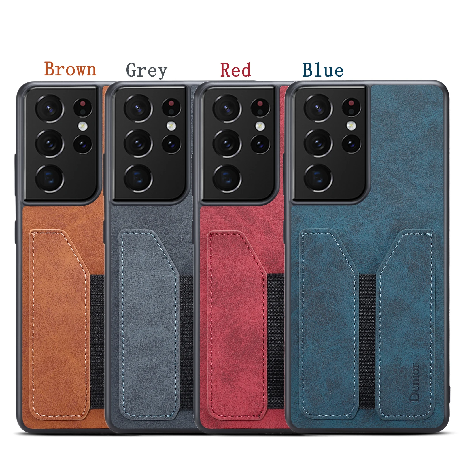 Phone Case For Samsung S22 S21 Plus Ultra Case Card Slot Pocket Mobile Smartphone Accessories Pu Leather Phone Cover Design