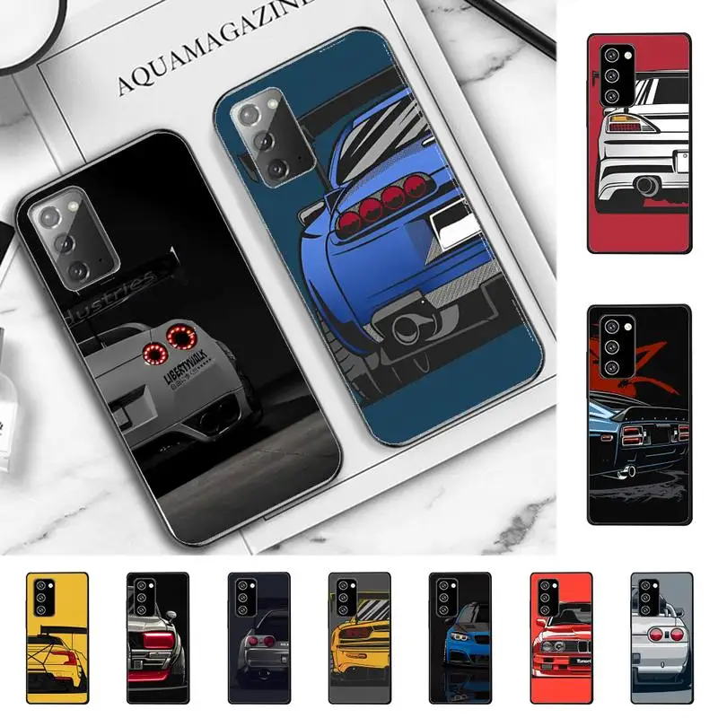 

Japan JDM Sports Cars Phone Case for Samsung Note 5 7 8 9 10 20 pro plus lite ultra A21 12 72