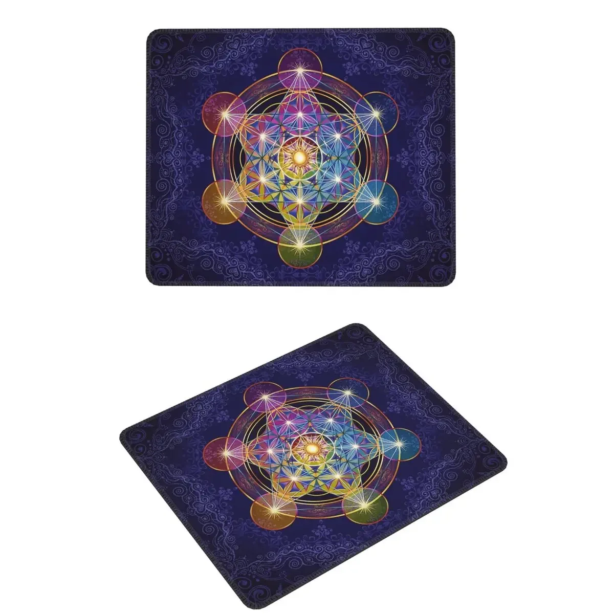 Фото Коврик для мыши Metatron's Cube Merkabah, коврик для компьютерной клавиатуры и мыши, игровой коврик для ноутбука, офисные аксессуары, настольные коврики №1