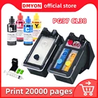 Картриджи DMYON PG37 CL38 XL, чернила для принтера, совместимые с Canon PIXMA MX300, MX310, IP1800, IP1900, IP2500, IP2600 МП, 140, 190, 210