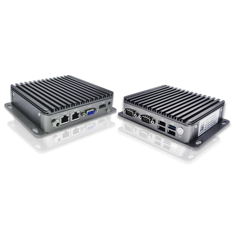 

Industrial mini pc Core i5 8250u i7 8550u support 4G WiFi RS232 RS485 RS422 COM Dual Lan fanless computer