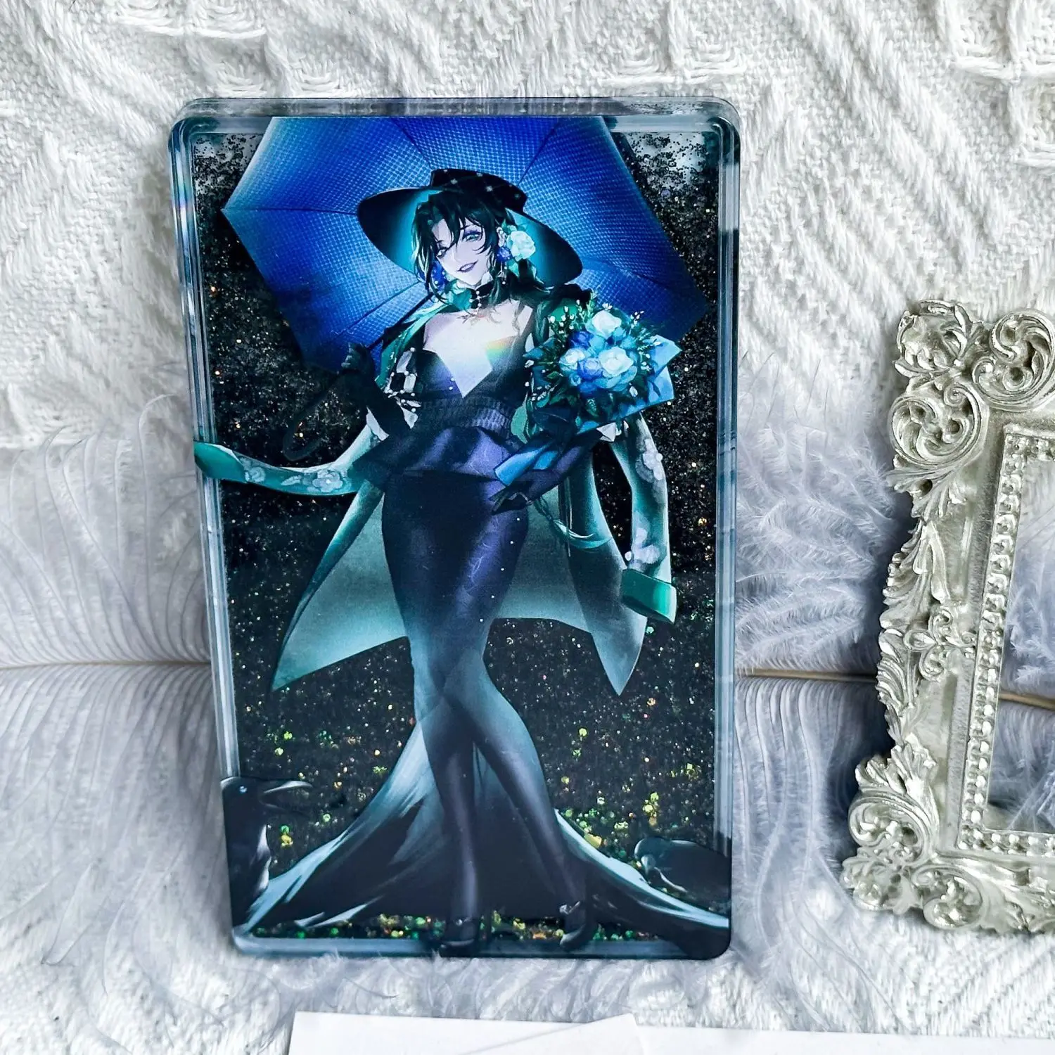 Аниме Ворон путь в никуда косплей зыбучий песок маджонг орнамент акриловый