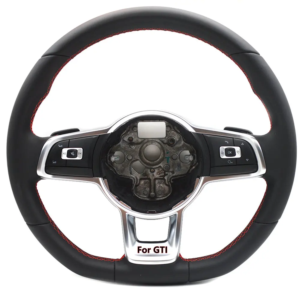 Оригинальное Спортивное красное Рулевое колесо для VW POLO Golf GTI Jetta MK6 рулевое