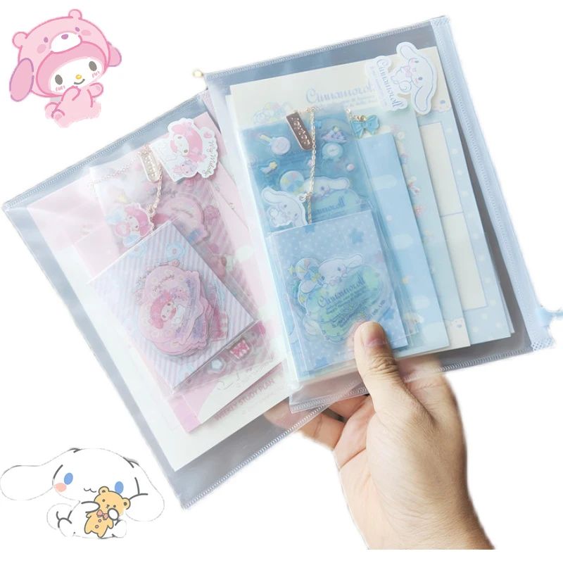 

Kawaii My Melody Cinnamoroll Purin Dog Kuromi KT Cat мультяшный план для учебы блокнот наклейка ручной аккаунт набор подарок для девочки