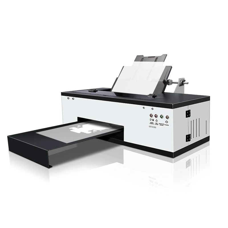 

Hot Sell 30cm A3 Dtf Printer Desktop L1800 1390 Printhead Dtf Printer for PET Film T-Shirt Printing
