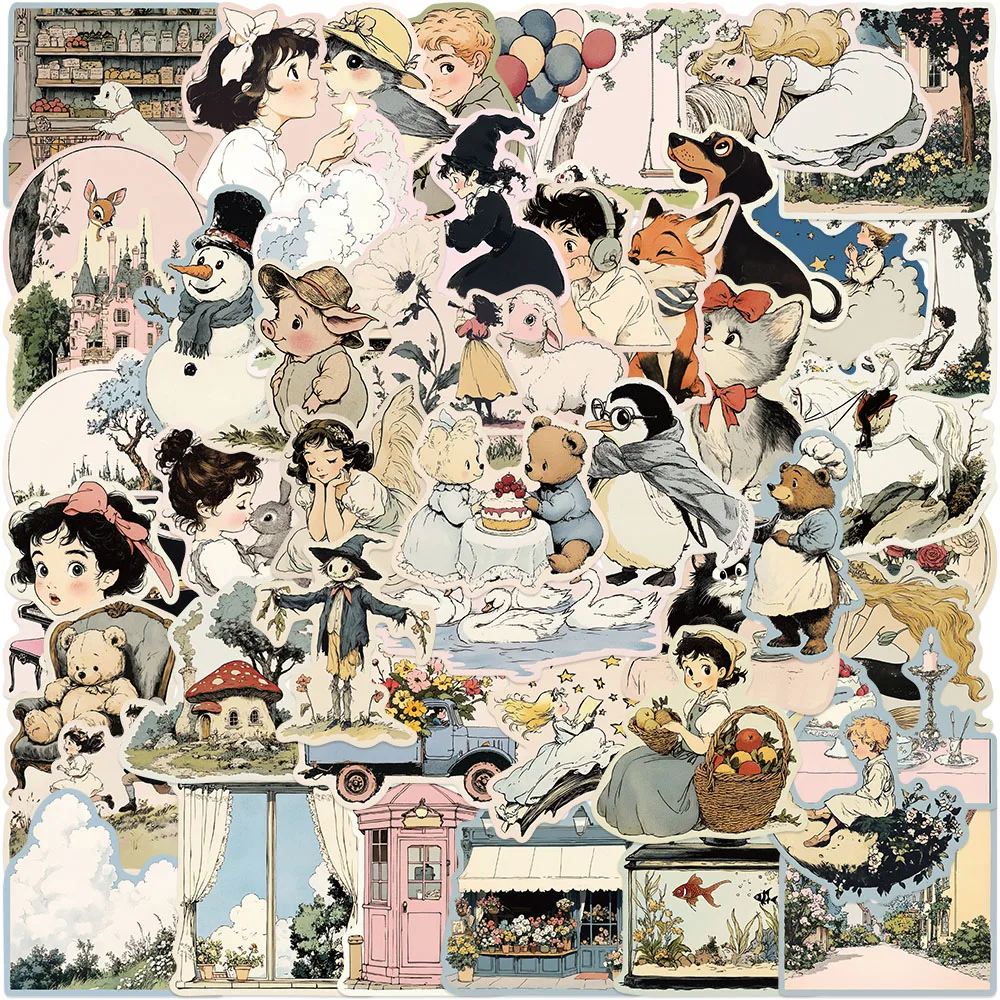 

50 шт. Водонепроницаемые виниловые наклейки