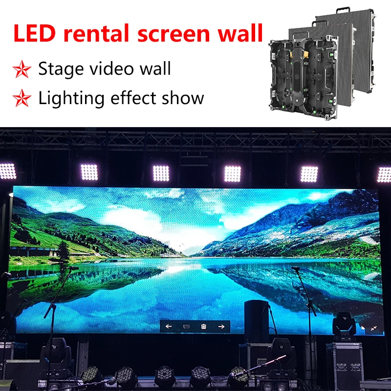 Фото Модульный LED-экран P2.604 P2.97 для АЗС, уличный, для аренды, для видеопроекций на больших сценах, дисплейная панель для бензозаправочных станций №4