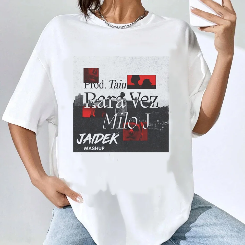 Milo j t-shirt girl Digital Classic Y2k 80s streetwear shirt women Vintage Breathable 2000s