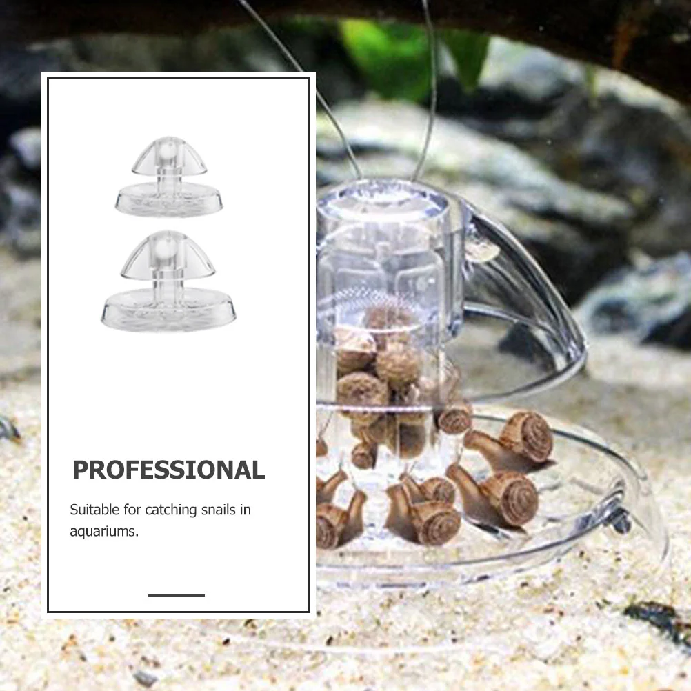 

Fish Tank Supplies Transparent Leech Trap Multi-function Aquarium Supply Accessory Plastic Catcher