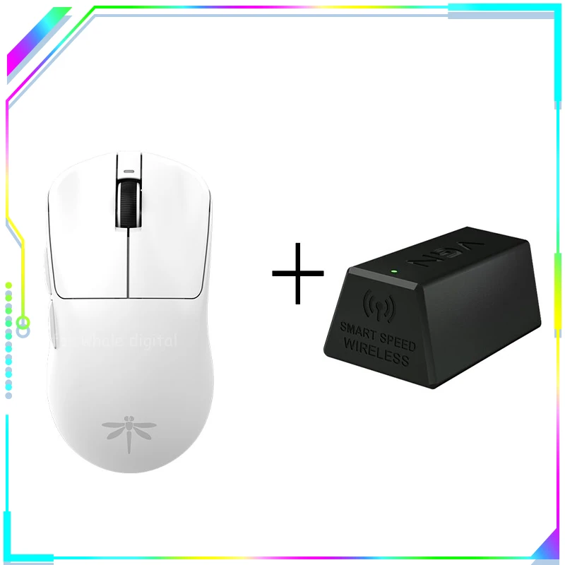 

Vgn F1 Dragonfly Moba Pro Max Mouse With 4k Receiver Wireless Gaming Dual Mode 2.4g Wired F1 Pro Max Gamer Mouse For Pc Man Gift