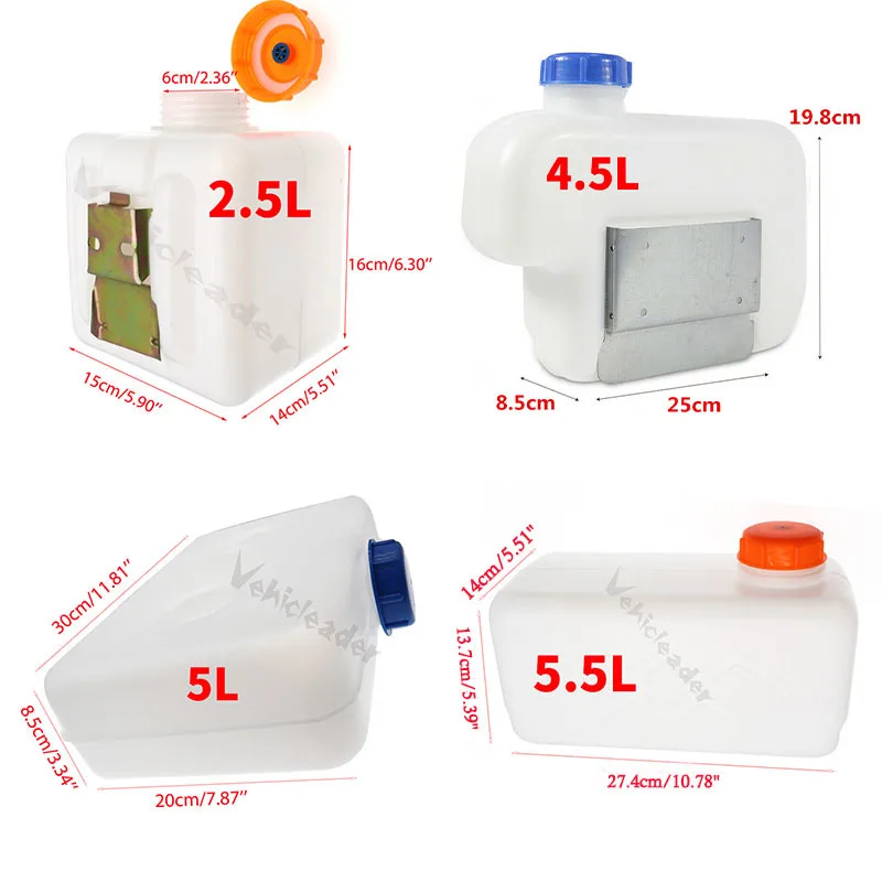 Пластиковый дизельный Обогреватель воздуха резервуар для топлива 2 5 л/4 л/5 8 Л/7 л/10