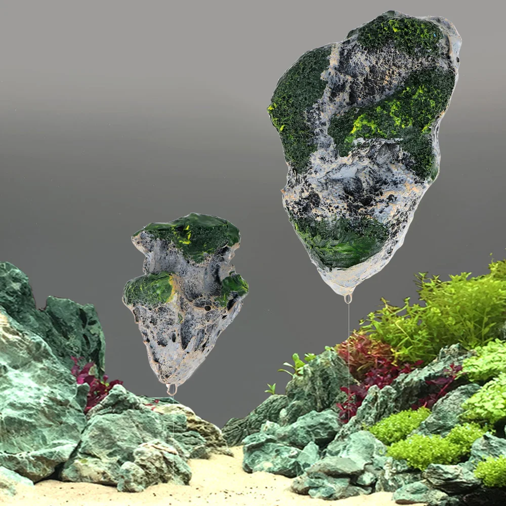 Искусственные плавающие камни летающие скалы искусственная смола 1 шт. украшение