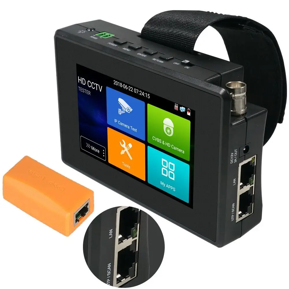

Портативный видеомонитор AHD CVI TVI HDMI, тестер для камер видеонаблюдения, cftv, мини-монитор, 4K, тестер ipc