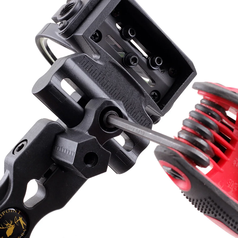 

12*5.5CM Archery sight 3-pins Aiming Archery Bow & Arrow Circle Nylon&metal Outdoor Sighting Universal High Quality