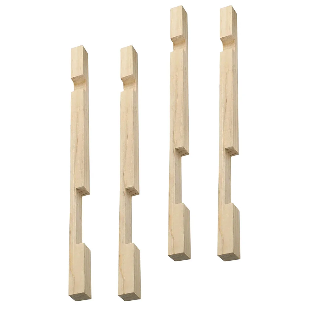 

4 Pcs Tool Beehives Entrance Reducers Honeycomb Nest Beekeeping Supplies Wooden Protector