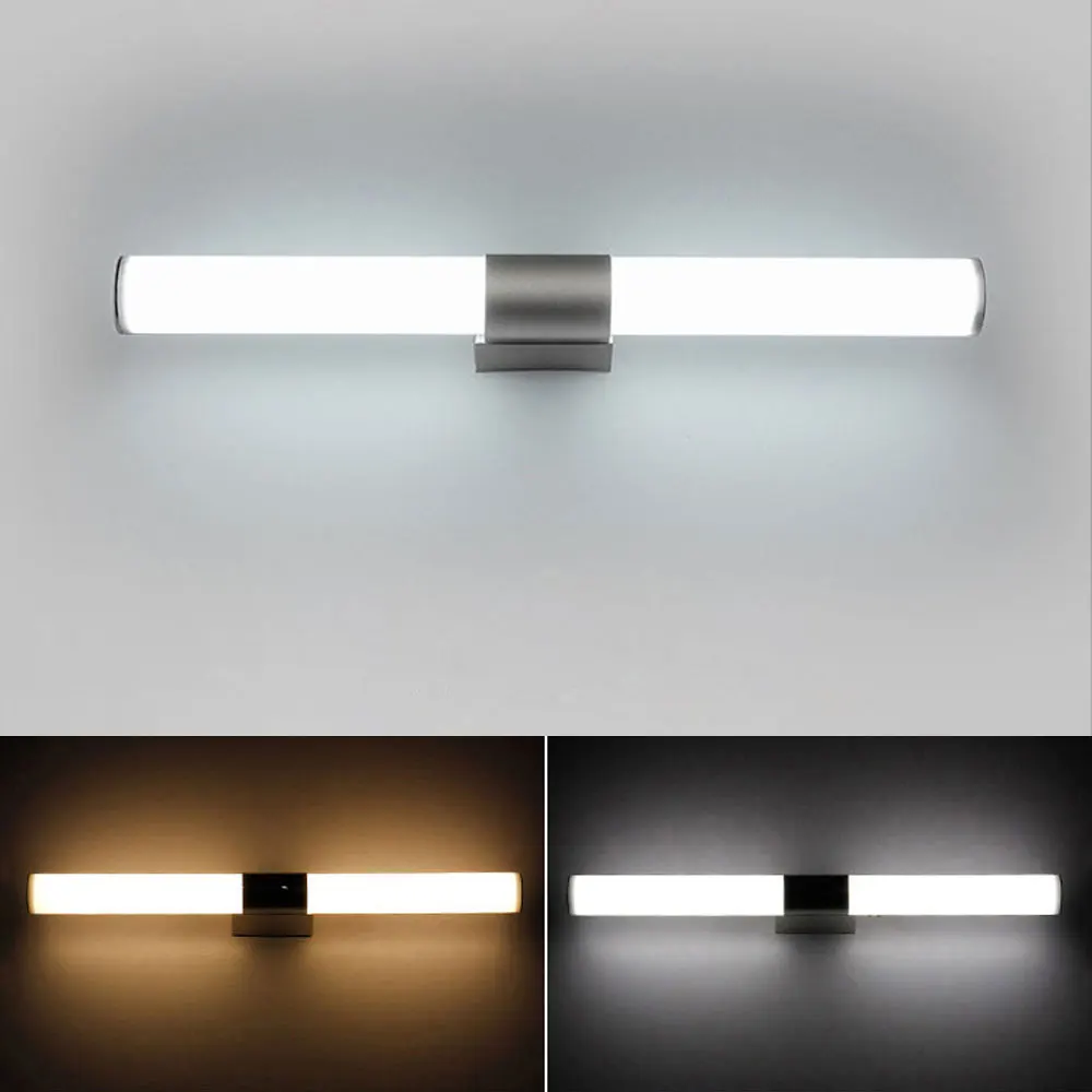 Wall Lamp Bathroom LED Mirror Light Waterproof 12W 16W 22W AC110-240V Fixtures Indoor Decors Acrylic Lights For Bathroom Bedroom