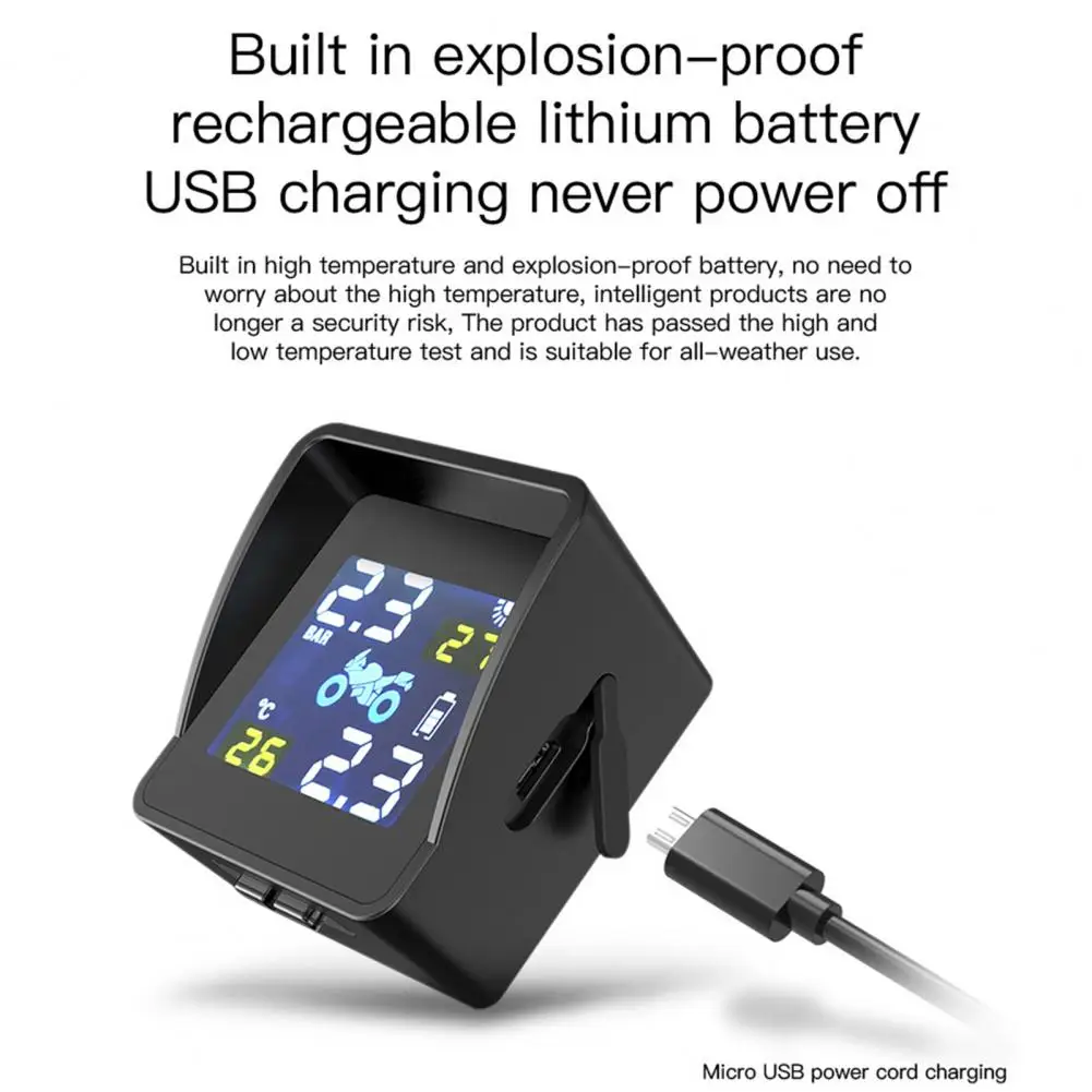 

Профессиональный датчик давления в шинах с зарядкой от USB