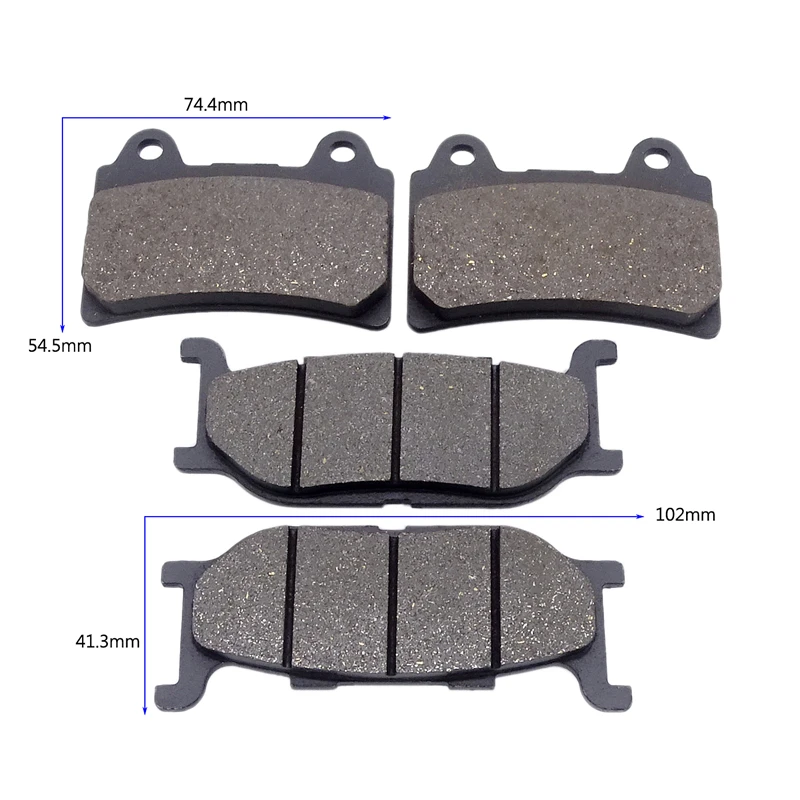 

1 Set Front Rear Motorcycle Brake Pads Kits for YAMAHA XVZ 1300 TF Royal Star XVZ1300 XV1600 Midnight Tour Deluxe Venture Star