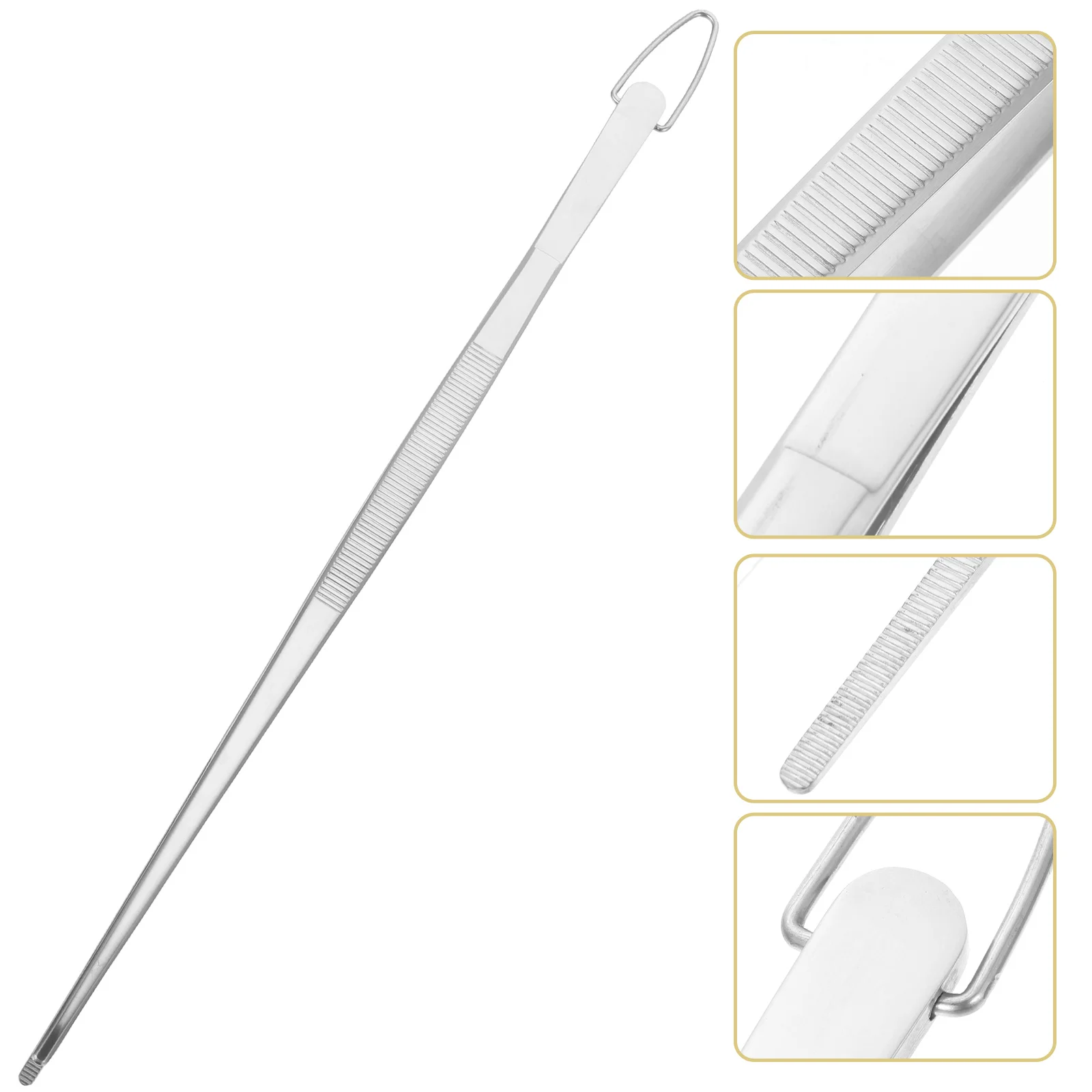 

Stainless Steel Tweezers Bbq Kits Food Tong Cooking Western Fine Restaurant Reusable Kitchen Supplies Picking Tongs Alligator