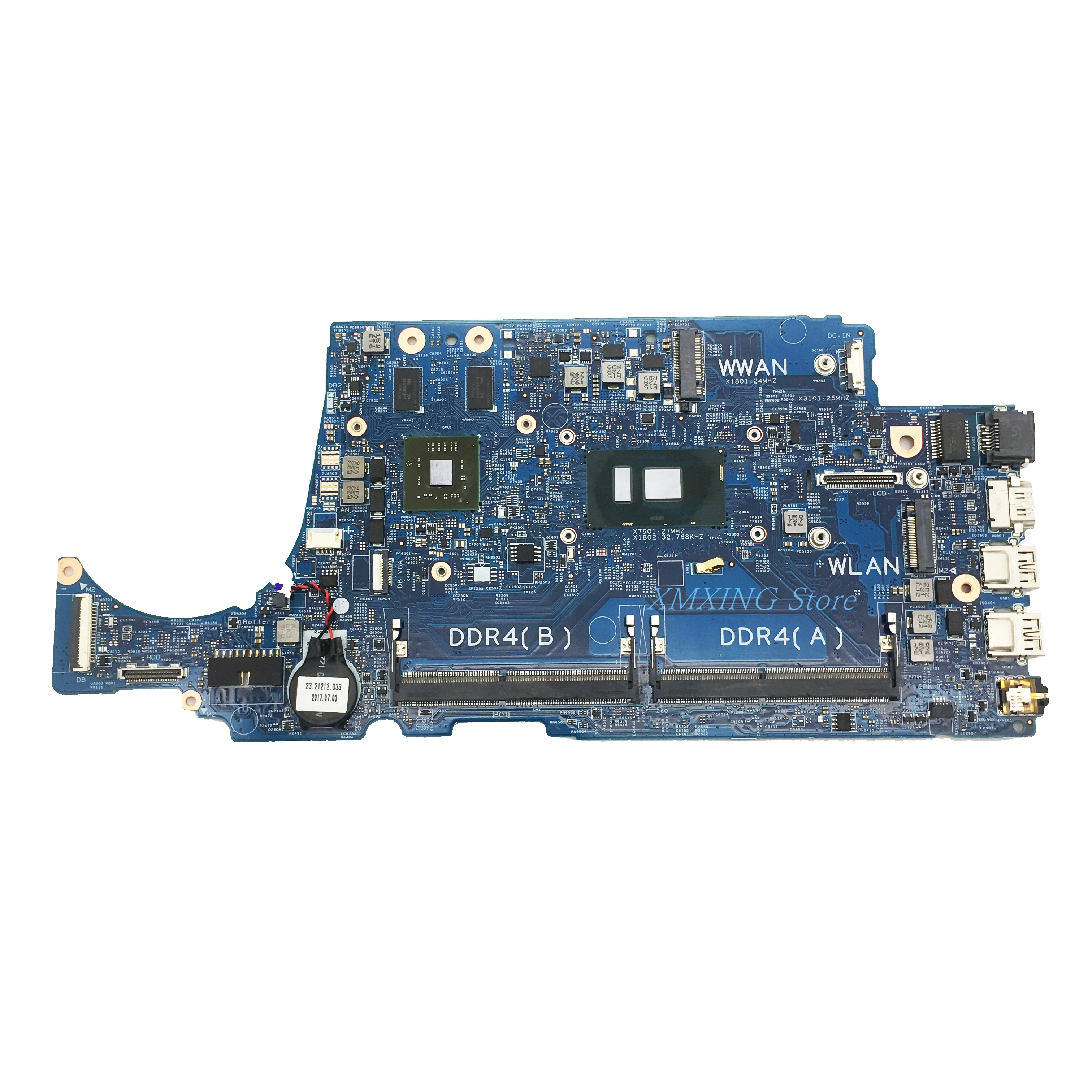 Материнская плата FULCOL для ноутбука DELL Latitude 3480 3580 телефон с центральным