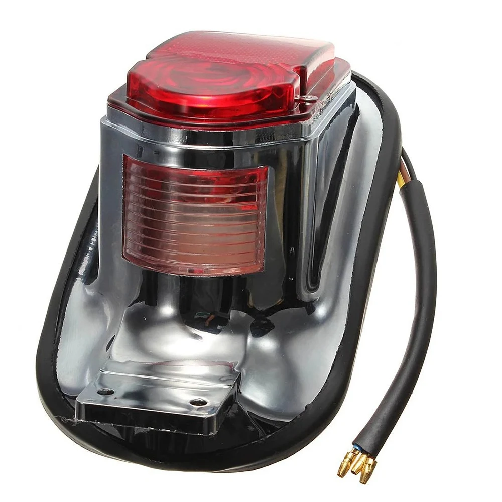 Универсальная задняя лампа для мотоцикла Задняя Тормозная Стоп-сигнальная