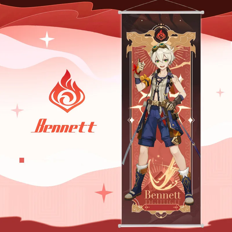 Печать на холсте Genshin Impact Layla Kaeya Fischl аниме раскраска для маркеров герои в стиле genshin impact