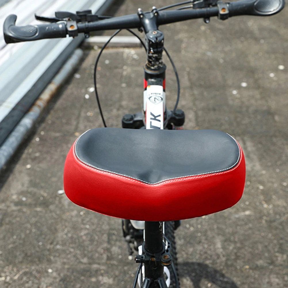 

Велосипедное седло, удобное дышащее мягкое широкое седло без носа, для горных и шоссейных велосипедов