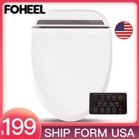 foheel smart toilet seat cover electronic bidet cover seat heating intelligent bathroom toilet seat cover wc toilets seat