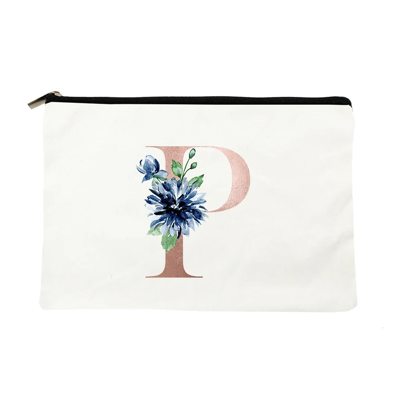 

Letter Print Multifunctional Cosmetic Bags CanvasTravel Make Up Organizer Female Makeup Case Toiletries Storage Pouch Pencil Bag