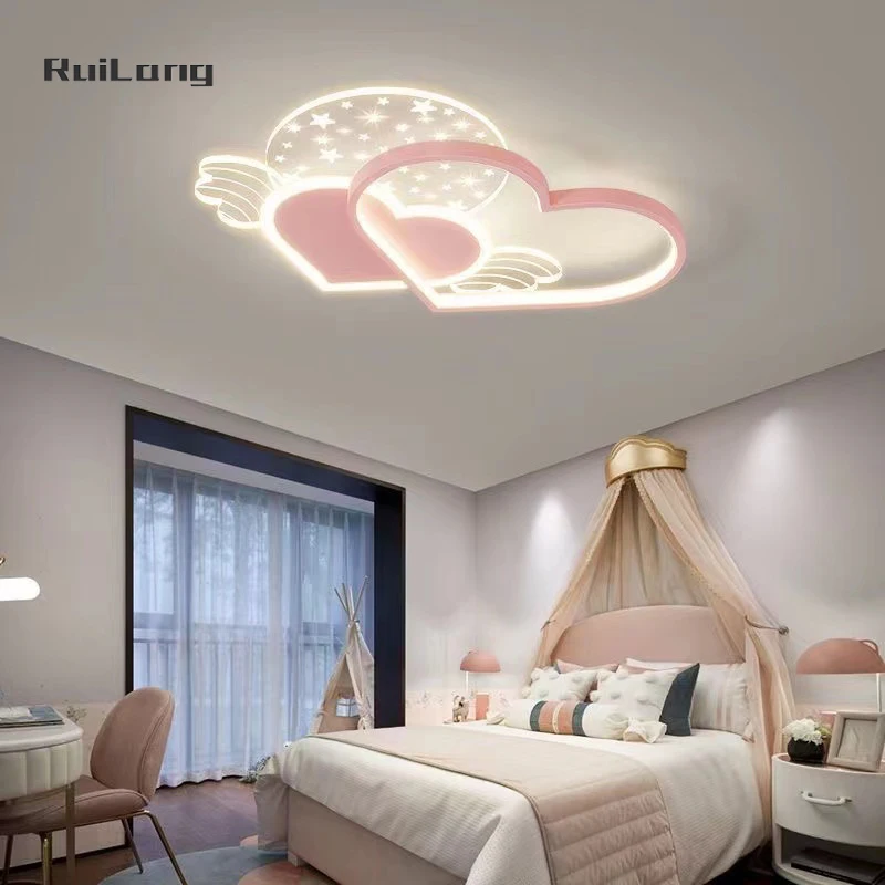 Креативный светодиодный потолочный светильник потолочная лампа в форме сердца