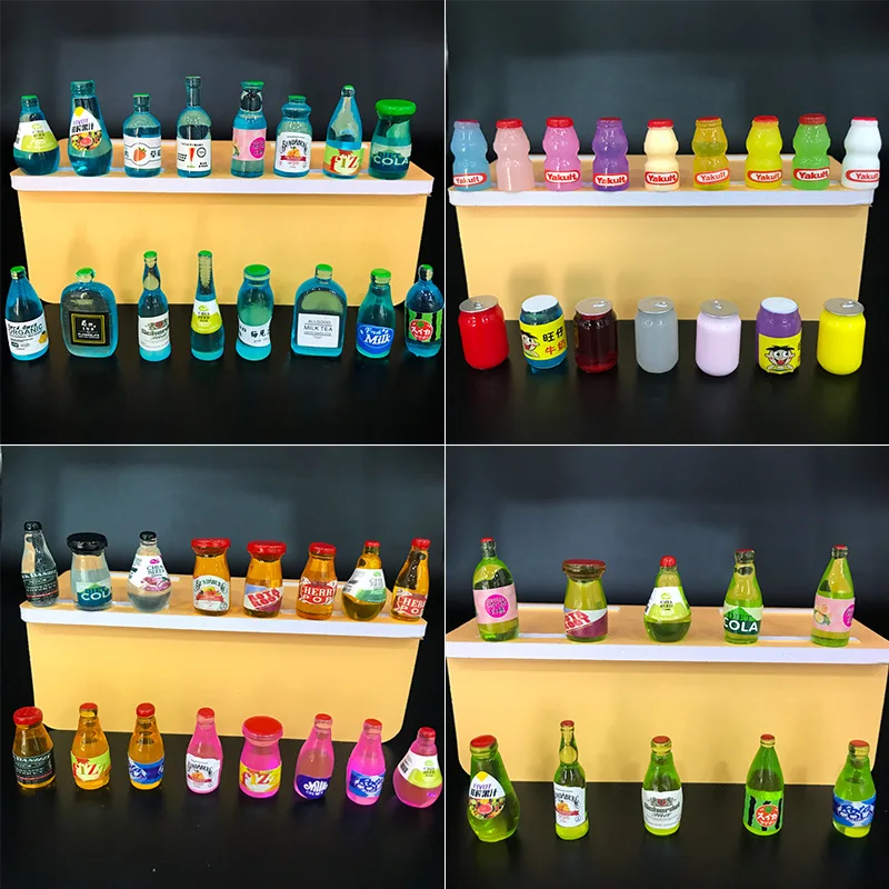 

Simulation Mini Wine Bottle DIY Resin Accessories Beverage Bottle Food Player Home Micro Landscape Boy Girl Toy