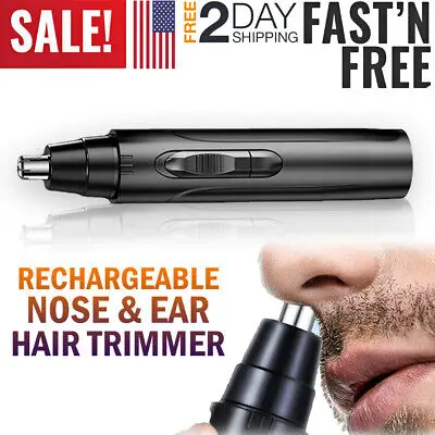 New in Nose Hair Trimmer Clipper USB Rechargeable Gift for Men sonic home appliance hair dryer Hair trimmer machine barber free