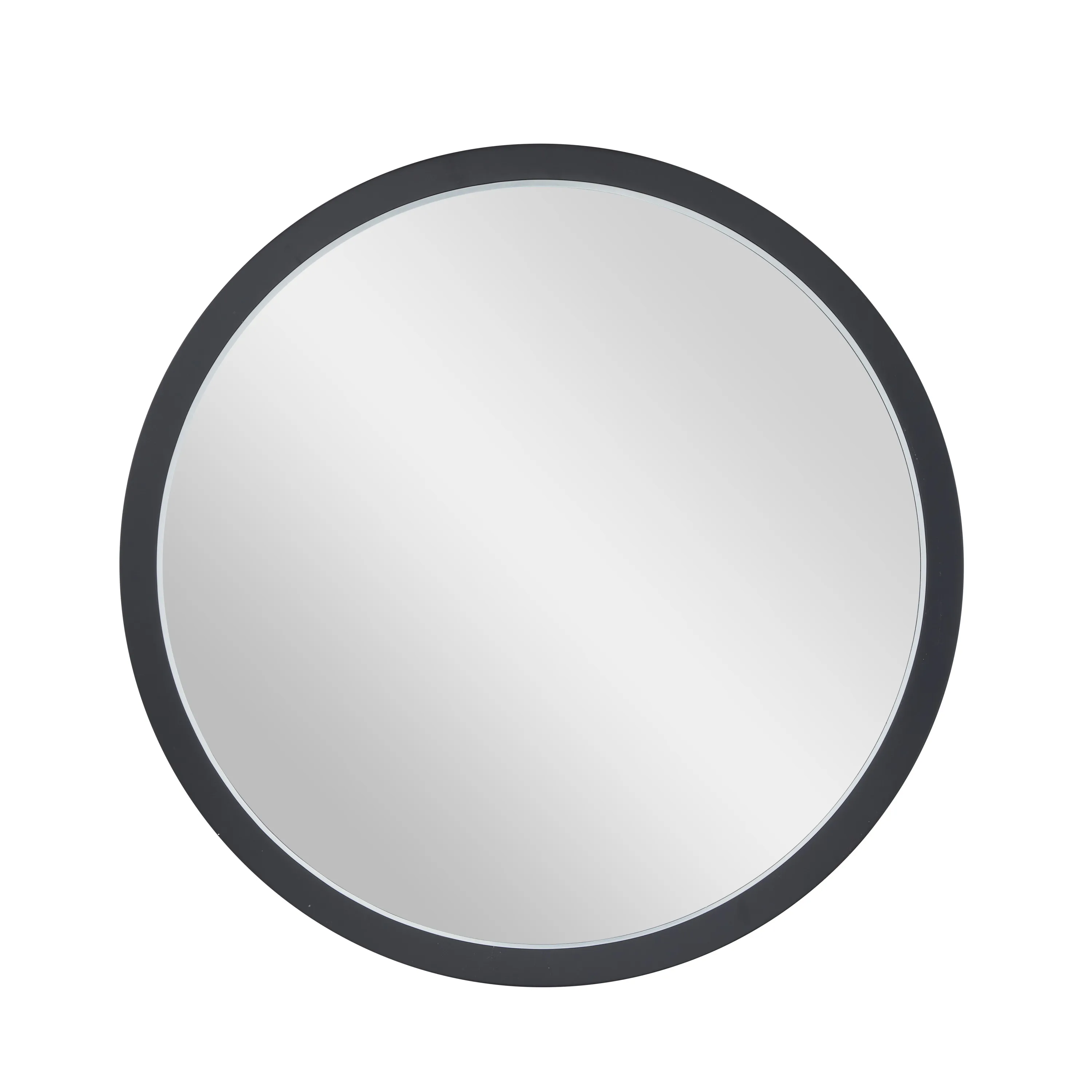 

30" x 30" Black Wall Mirror
