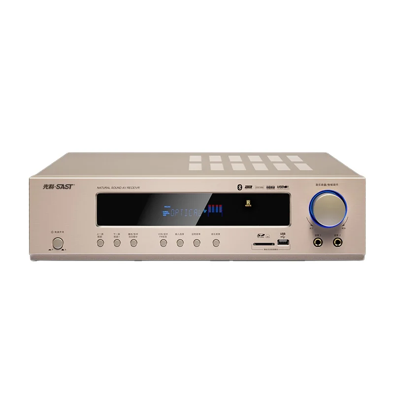 

KYYSLB 800W Blueteeth Sound Amplifiers 5.1 220V Home Theater Ktv High Power AV Digital Hifi Subwoofer Amplifier Audio