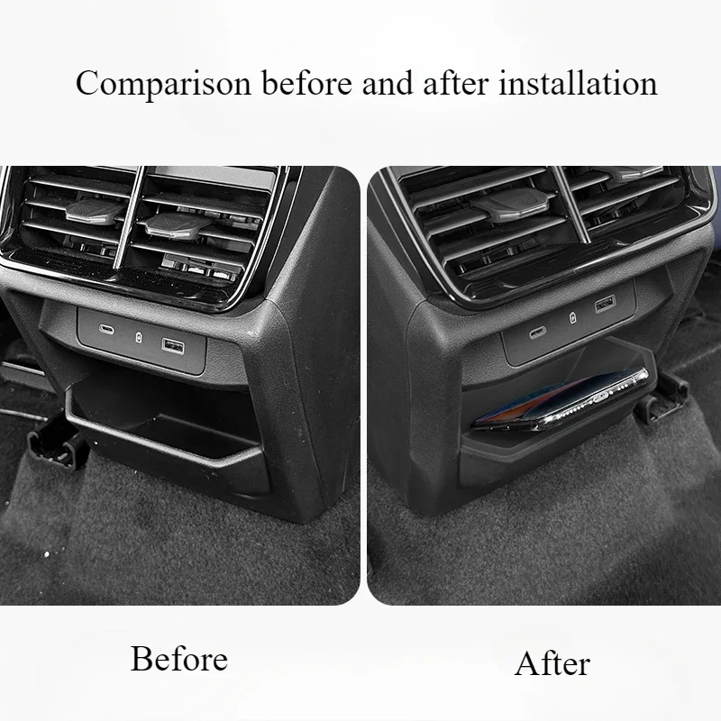 Для Geely Boyue L Atlas FX11 Starray 2024 задний ящик для хранения силиконовый коврик салона