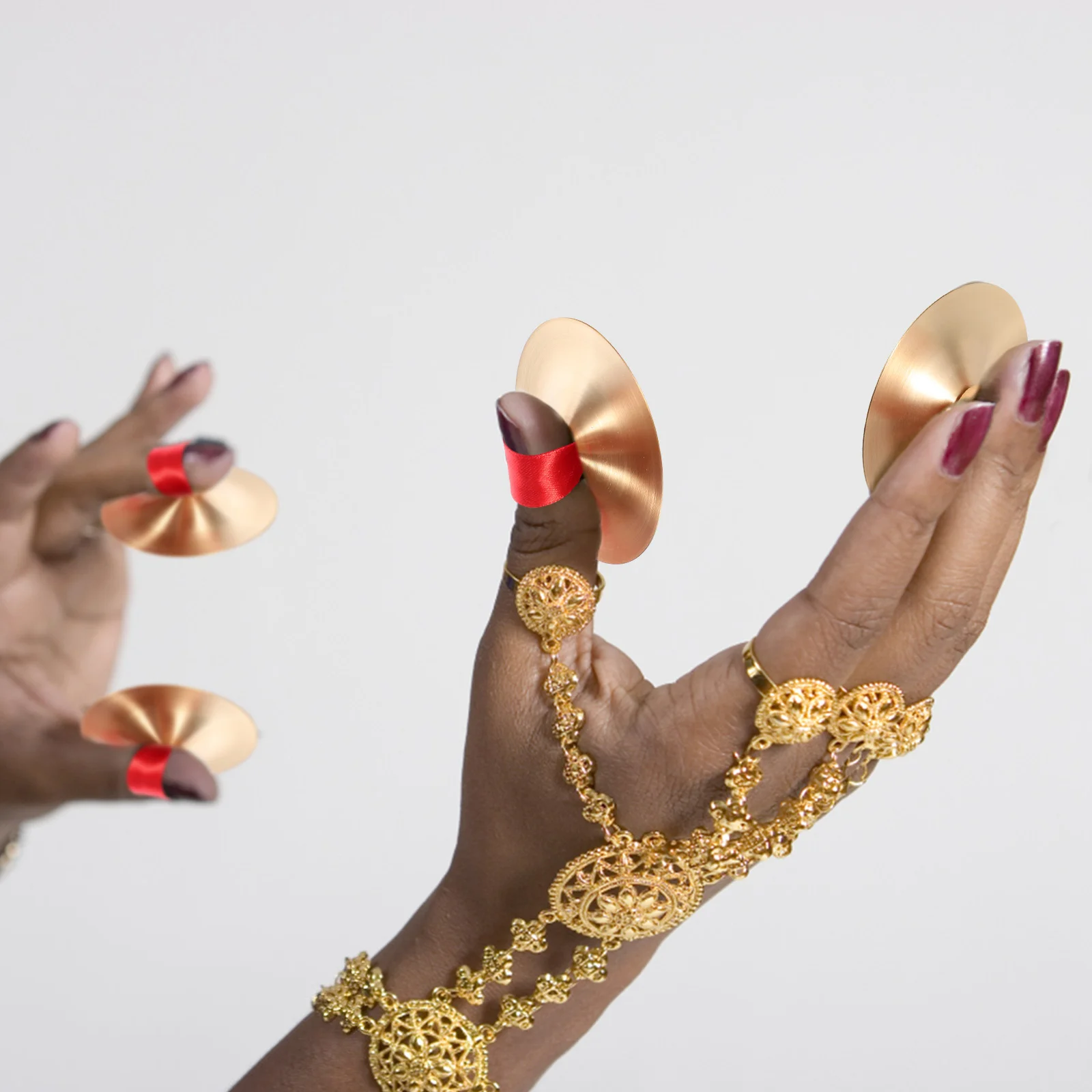 2 пары детских ударных инструментов тарелки подарок для игроков медный палец