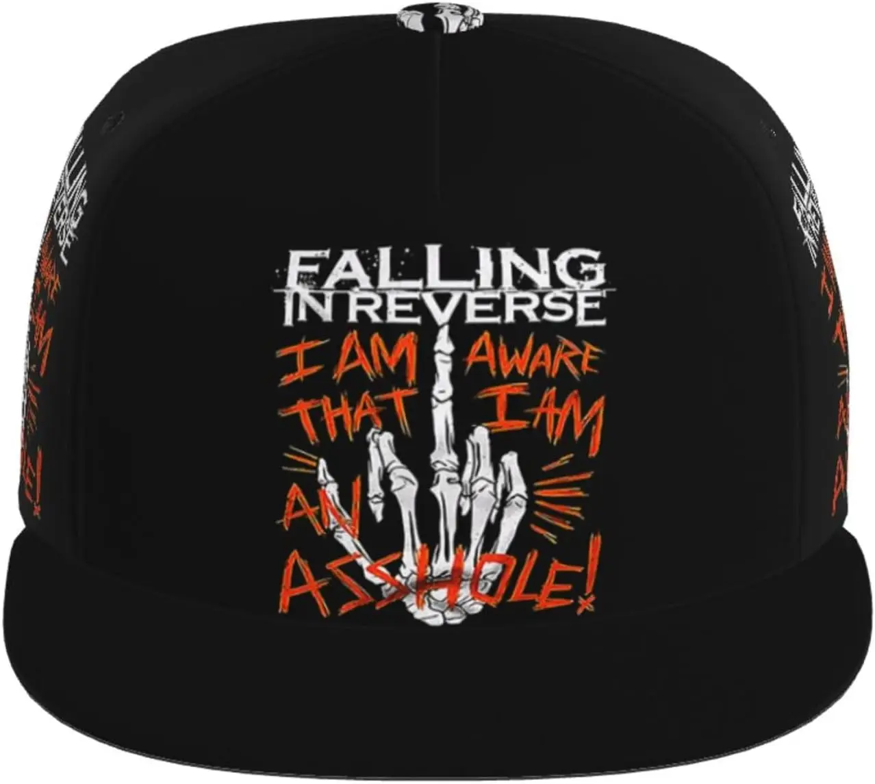 Бейсбольная кепка Falling Musics in обратная шляпа Snapback с плоскими полями в стиле хип-хоп