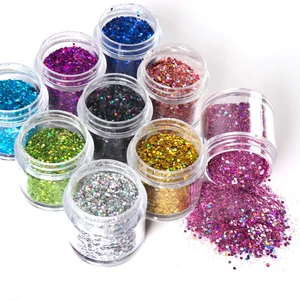 10ml Holographic Glitter Flakes Epoxy Resin Shaker Fillers Slime Fillings DIY Crafts Shiny Mermaid S in India