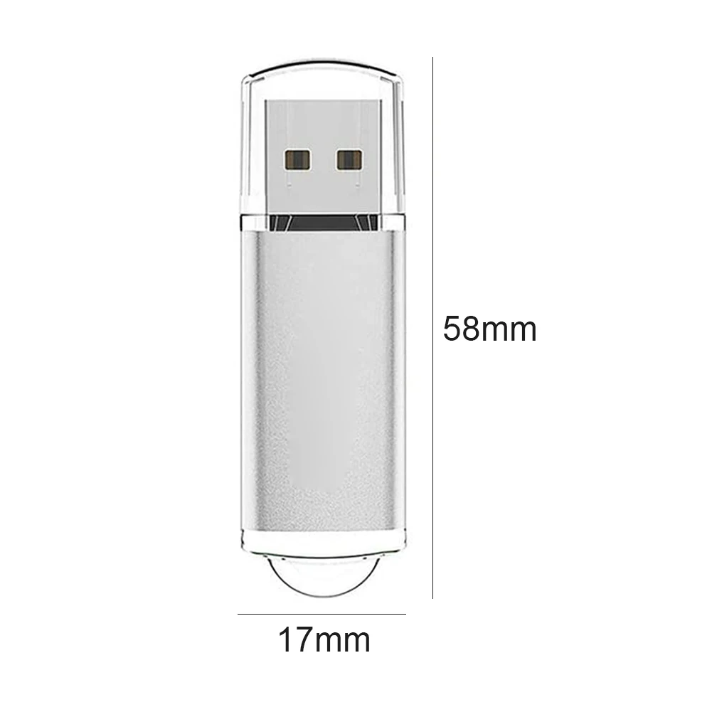 USB Flash Drive Zinc Alloy Metal High Speed USB 2.0 Pendrive 2GB 4GB 8GB 128M 512M Super Tiny Pen Drive Memory Stick images - 6