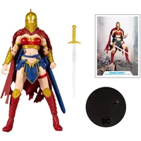 7 inch mcfarlane toys dc multiverse wonder woman wearing a helmet of faith action figure model collection toy kids gift