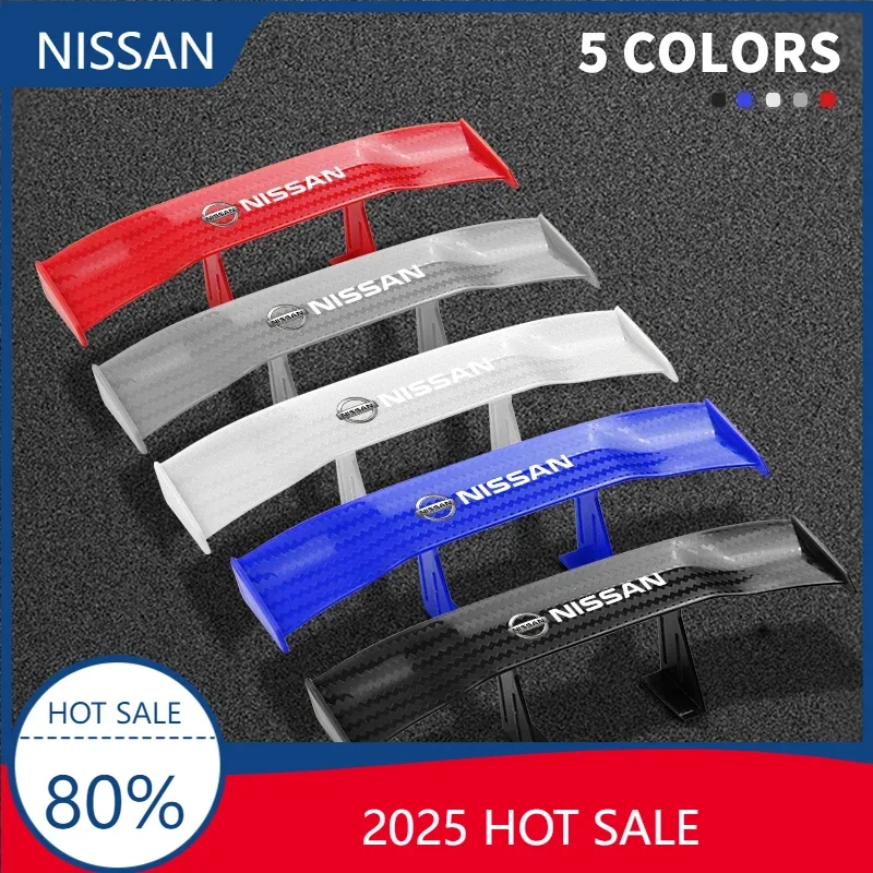 Автомобиль для Nissan Nismo 1 шт. Автомобильный задний мини-спойлер Крыло Canard Tail Winglet ABS